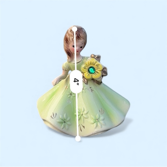 Josef Originals Vintage 1950’s Emerald May Birthstone Figurine Collectible - Picture 6 of 8